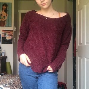 Brandy Melville red sweater